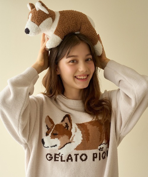 gelato pique（ジェラートピケ）の「コーギーぬいぐるみ（インテリア