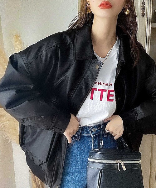 セール】《JaVaジャバ コラボ》高見えをプラスするシボ感。フェイク