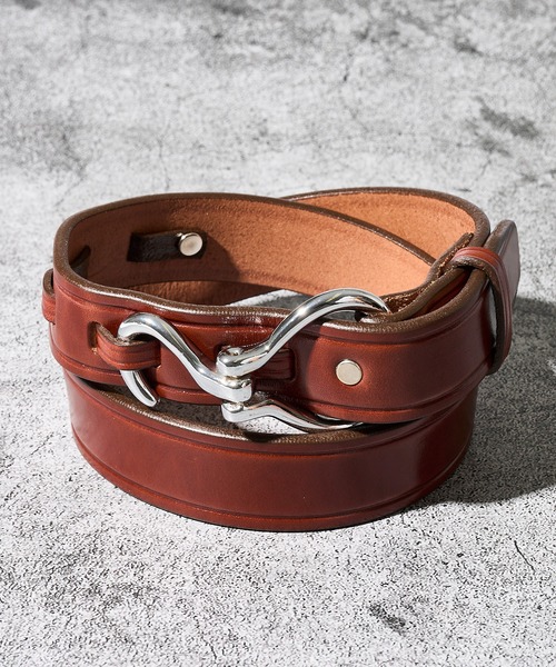 セール】【TORY LEATHER /トリーレザー】Nickel Hoof Pick Buckle Belt
