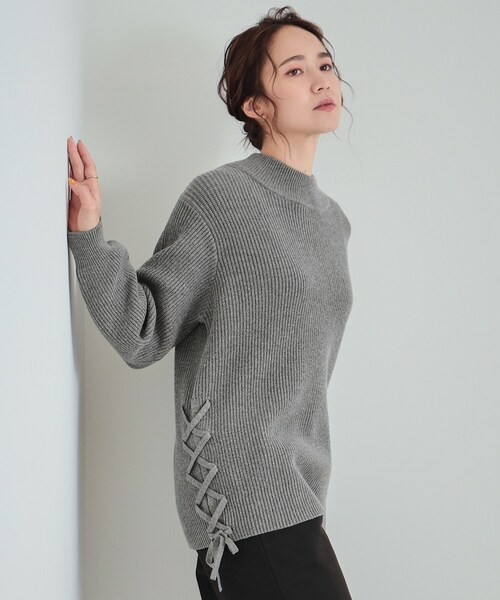 Leinwande ニットセーター グレー 長袖 leinwande（ラインヴァンド