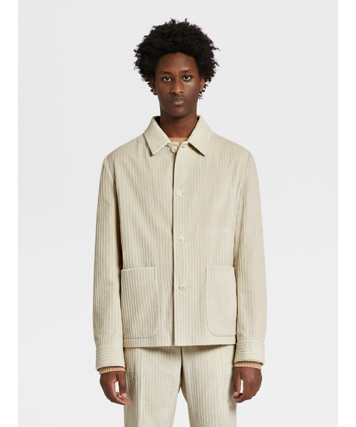 ZEGNA（ゼニア）の「ゼニア ピュアカシミア オーバーシャツ（ブルゾン