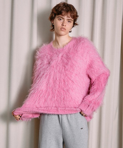 MAISON SPECIAL（メゾンスペシャル）の「Shaggy Knit Pullover