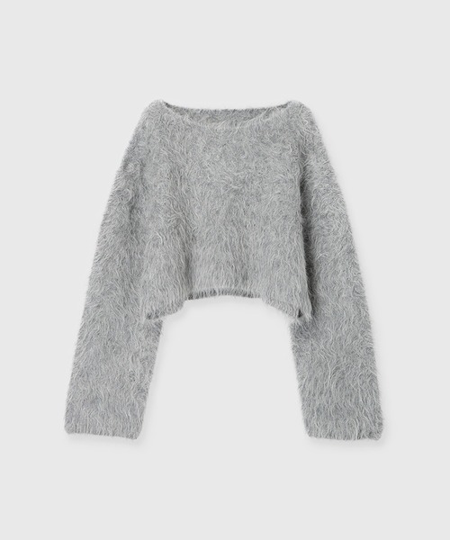 anuans（アニュアンス）の「スーリーアルパカショートニットプル