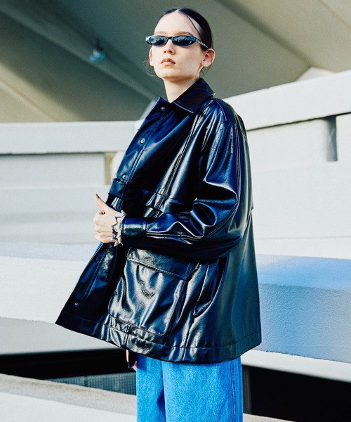 MAISON SPECIAL（メゾンスペシャル）の「Vegan Leather 2way Blouson