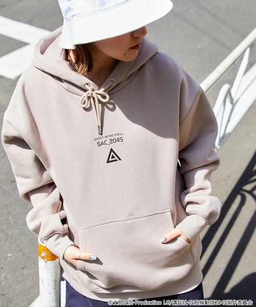 攻殻機動隊 SAC_2045 コラボ ビッグシルエット ヘビーウェイト裏起毛