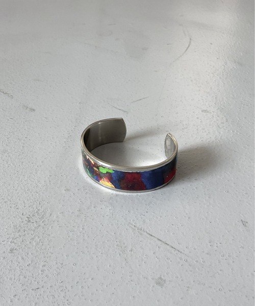 TOGA ARCHIVES Metal bangle set marble（バングル/リストバンド