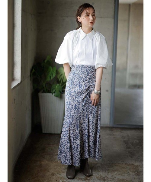 FRAY I.D（フレイアイディー）の「アタッチドカラーバルーントップス