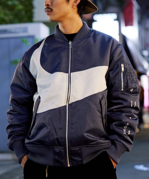 NIKE（ナイキ）の「NIKE SYNFL SWOOSH BOMBER / ナイキ スウッシュ