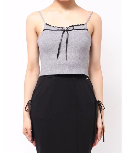 バイカラーキャミニットアンサンブル（ニット/セーター）｜EATME