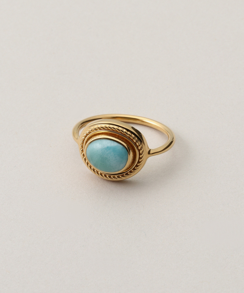 MARIHA/マリハ Wish Stones リング オーバル横SS(ラリマー)（リング