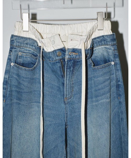 TODAYFUL（トゥデイフル）の「Layered Waist Denim（デニムパンツ