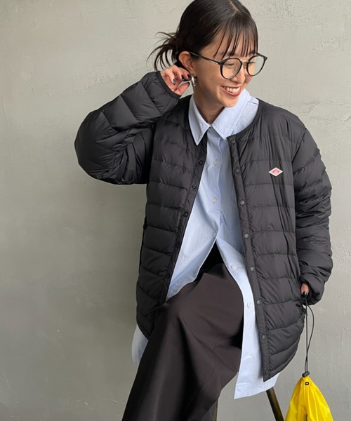 DANTON/ダントン] インナーダウン クルーネックジャケット（ダウン