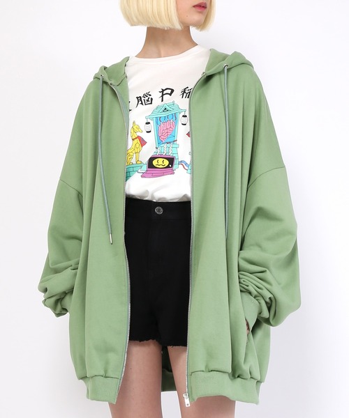 PUNYUS（プニュズ）の「スーパービッグジップパーカー（パーカー