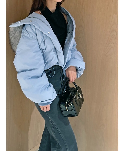 セール】【WEB限定カラーあり】西川フードファーショートダウン