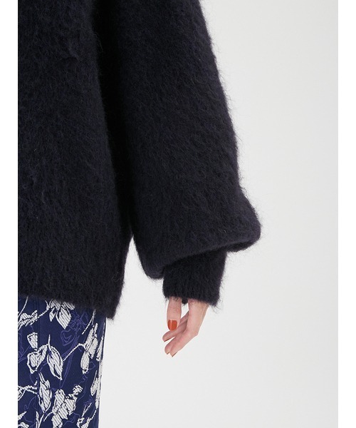 FRAY I.D（フレイアイディー）の「バックリボンモヘヤプルオーバー