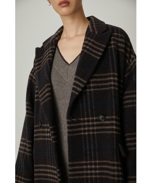 RIM.ARK（リムアーク）の「Recycle wool check over CT（チェスター