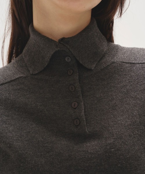 TODAYFUL/トゥデイフル】Front Botton Knit/フロントボタンニット