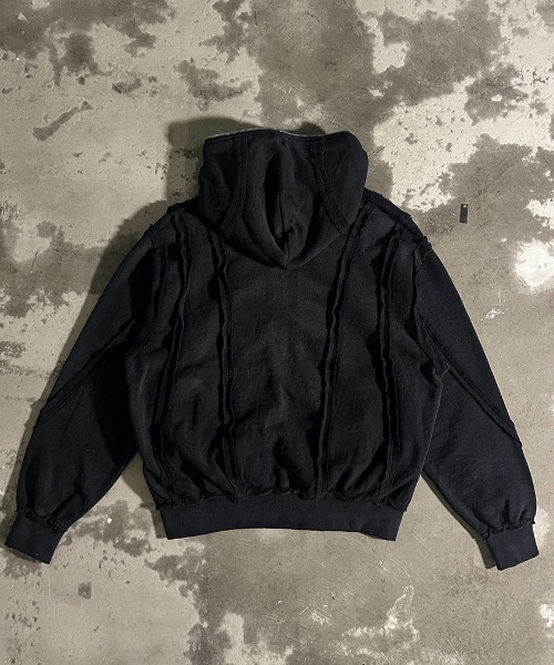 A'GEM/9 × .kom 『A'GEM/9/エージェムナイン』 吹付加工パーカー A'GEM