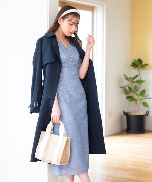 MISCH MASCH（ミッシュマッシュ）の「サイドプリーツトレンチコート
