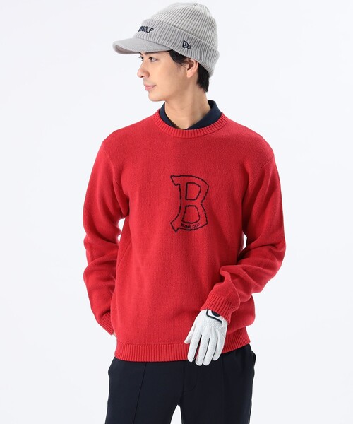 BEAMS GOLF（ビームスゴルフ）の「ORANGE LABEL / Bマーク ニットプル