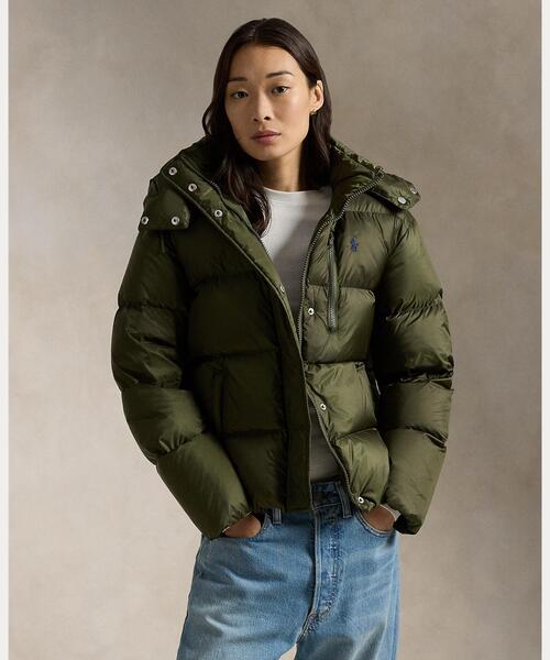 ウォーターリペラント キルテッド ダウン ジャケット（ダウン