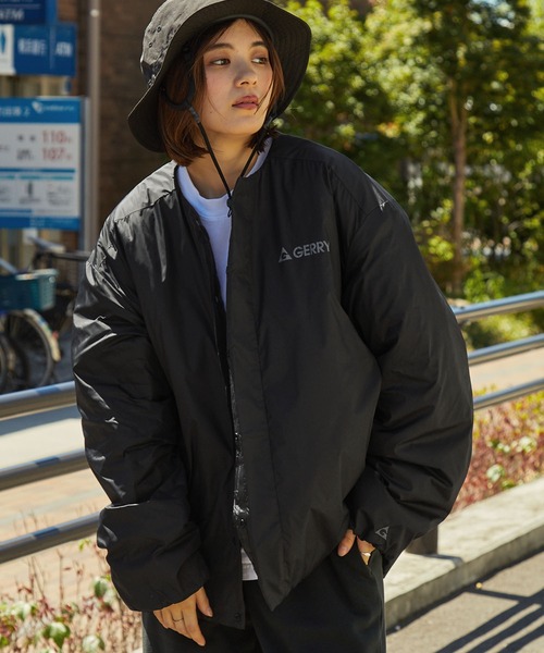 GERRY/ジェリー 別注 撥水ナイロンクルーネック中綿ブルゾン MONO-MART