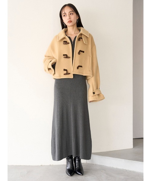 SNIDEL（スナイデル）の「ウールシャギーショートダッフル（ダッフル