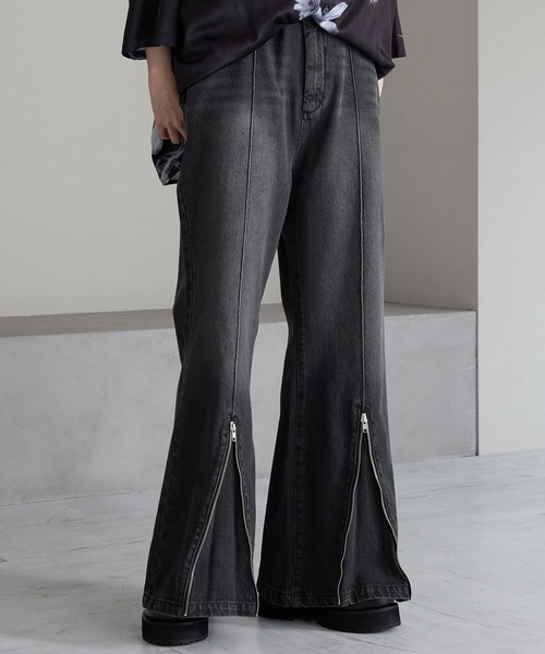 cussil/クシル】【12oz】ハイウエストフルレングス センタークリース