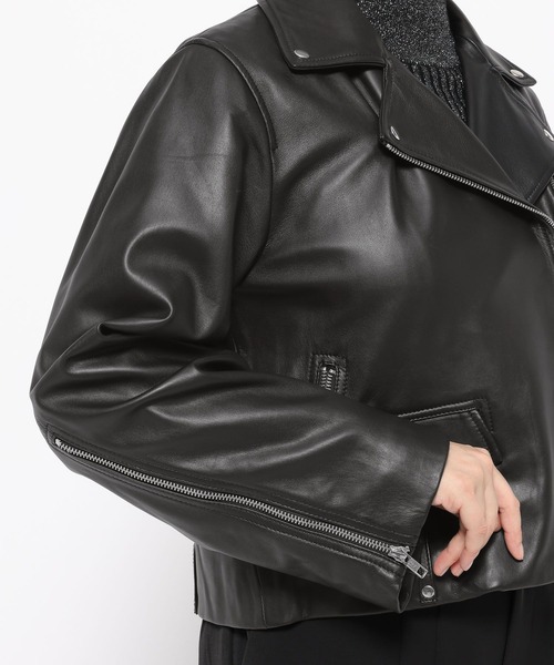 セール】レザーWライダース(HARE)（ライダースジャケット）｜HARE