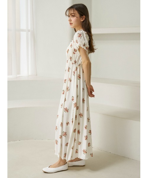 gelato pique（ジェラートピケ）の「花柄カップインワンピース（ルーム