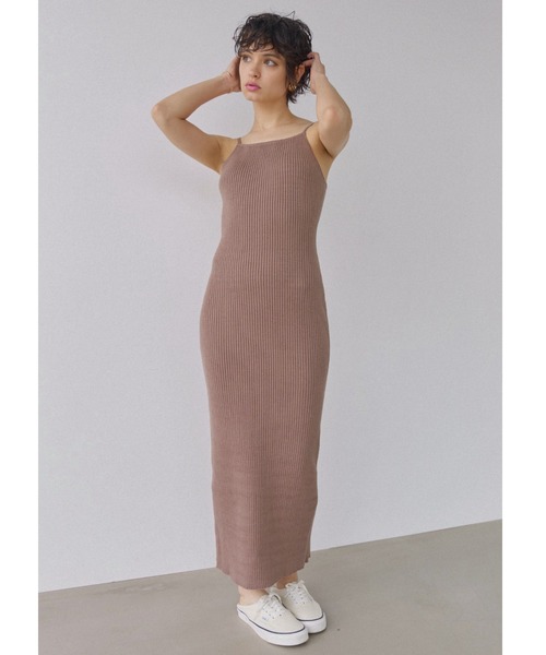 ALEXIA STAM（アリシアスタン）の「Rib Knit Long Dress /リブニット