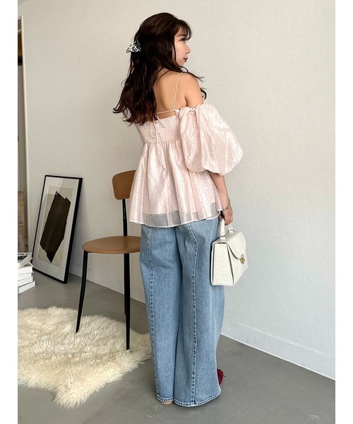 LILY BROWN（リリーブラウン）の「【WEB限定カラー】3WAYシアー