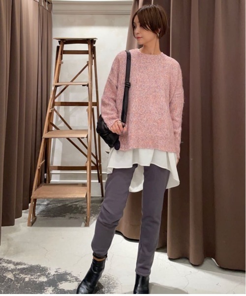 BEARDSLEY（ビアズリー）の「ミックスニット（ニット/セーター）」 - WEAR