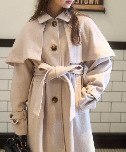 OLIVE des OLIVE（オリーブデオリーブ）の「【M/Lサイズ展開】ケープ