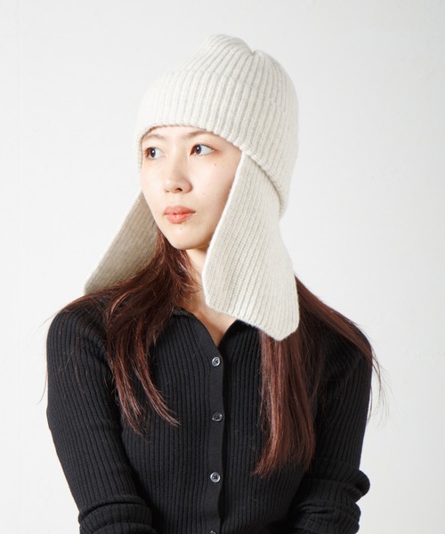 Ear Tab Knit Watch / 耳当てニットワッチ（ニットキャップ/ビーニー