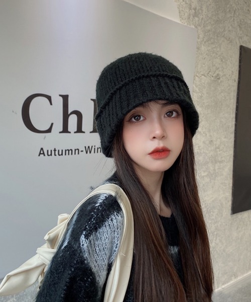 セール】ニット帽 ビーニー 韓国 ストリート バケハ ニット バケット
