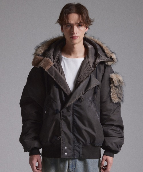 GRANCY（グランシー）の「【GRANCY】ファーポケットデザインフェード