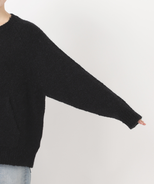 セール】カンガルーポケットプルオーバー（ニット/セーター