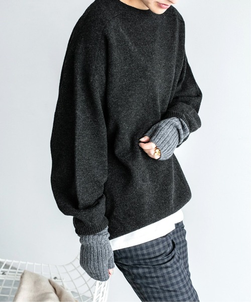 IENA（イエナ）の「ファインウーレンクルーネックプルオーバー