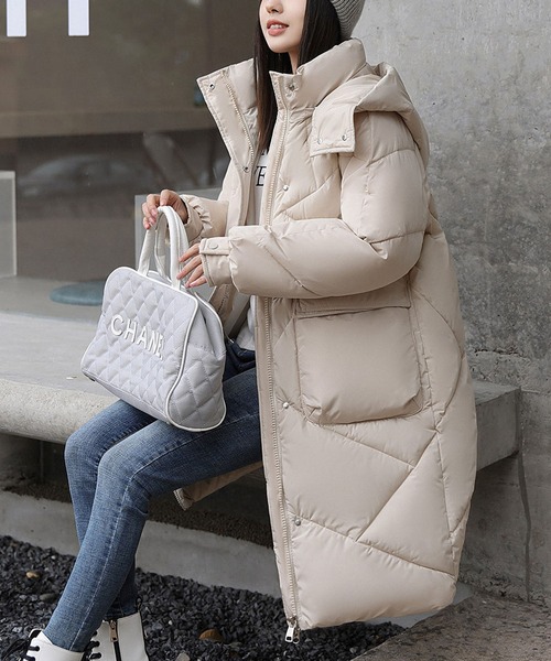 セール】中綿 ロングコート（ダウンジャケット/コート）｜BLANC