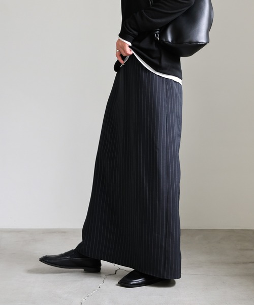 セール】ピンストライプロングスカート（スカート）｜select MOCA