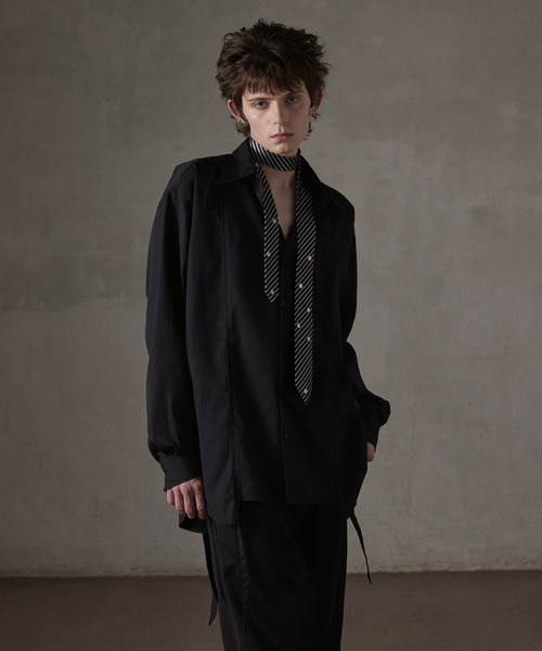 GRANCY】Damage Docking DesignShirt / ダメージ ドッキング デザイン