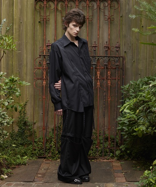 GRANCY】Damage Docking DesignShirt / ダメージ ドッキング デザイン