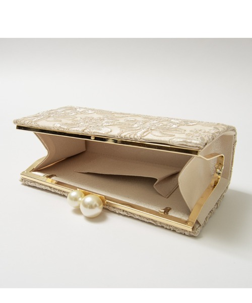 Cupid Heart】結婚式バッグ 刺繍レースクラッチバッグ（クラッチバッグ