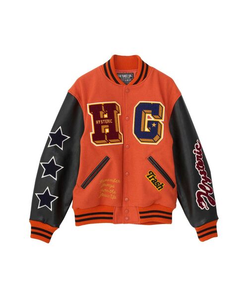 TURN THE MUSIC UP刺繍 スタジャン（スタジャン）｜HYSTERIC GLAMOUR