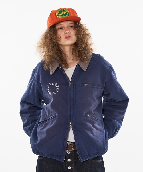 h*3様 WISH FOREVERドローコードビンテージライクショートダックジャ h