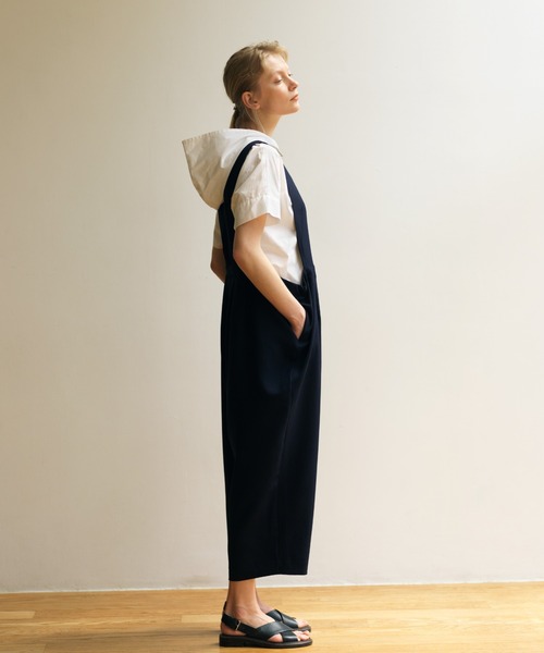 mizuiroind（ミズイロインド）の「mizuiro ind ボートネックサロペット