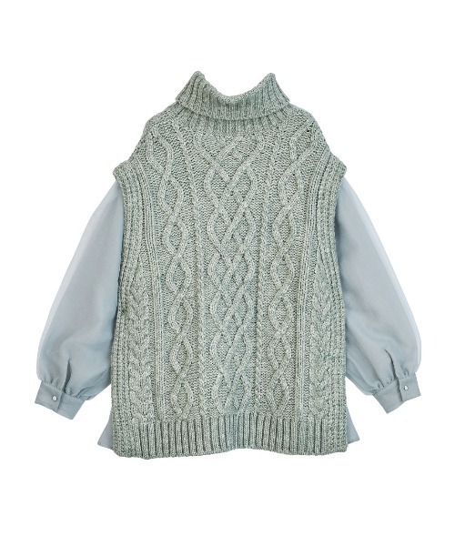 Ameri（アメリ）の「UNDRESSED COTTON CANDY SLEEVE KNIT（ニット