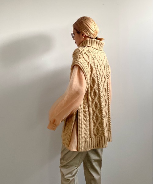 Ameri（アメリ）の「UNDRESSED COTTON CANDY SLEEVE KNIT（ニット