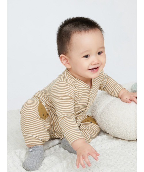 GAP（ギャップ）の「くまさんボディオール (ベビー)（ロンパース